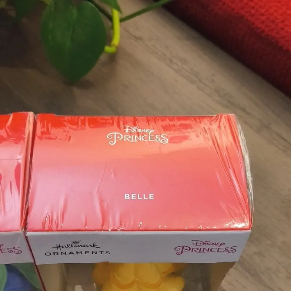 Hallmark Disney Princess Ariel & Belle Ornaments Set Of 2 NWT